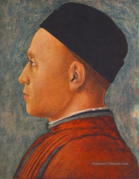 Portrait d’un homme Renaissance peintre Andrea Mantegna Peinture à l'huile
